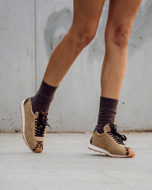 Kira Animal Sand Sneaker