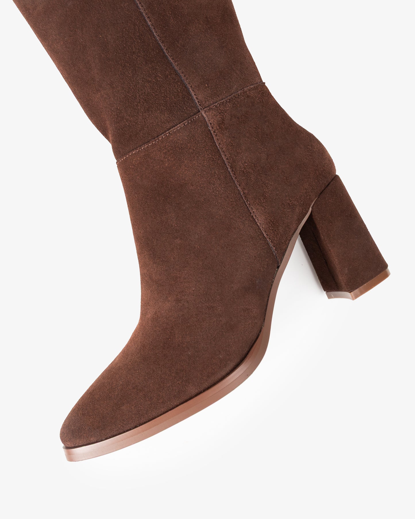 Sinnara Brown Suede High Boot