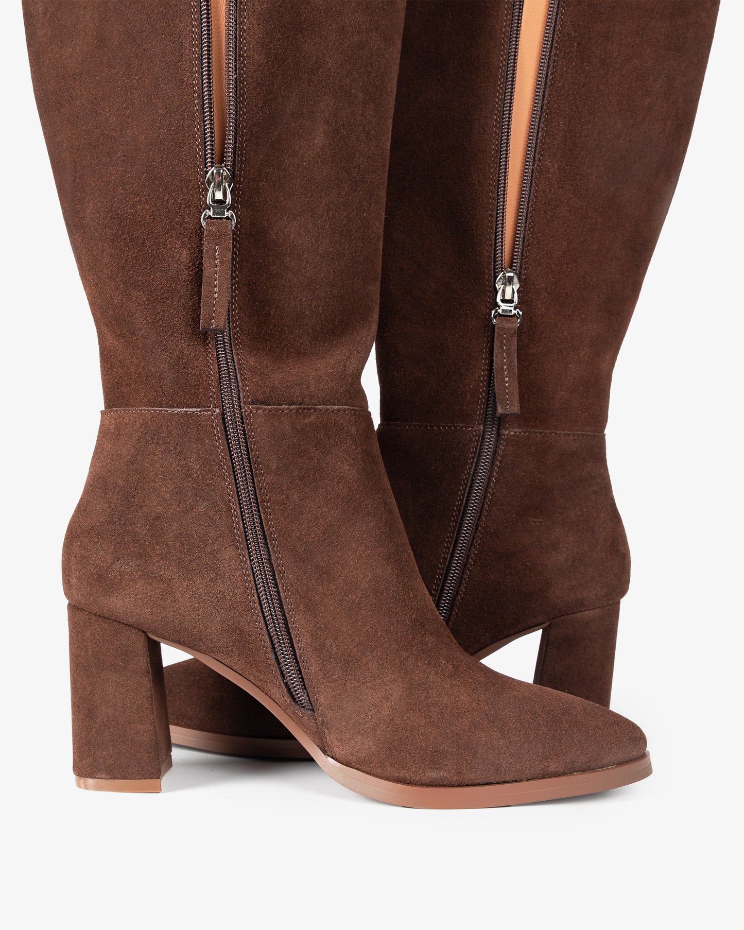Sinnara Brown Suede High Boot