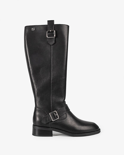 Kiliman Black Leather High Boot