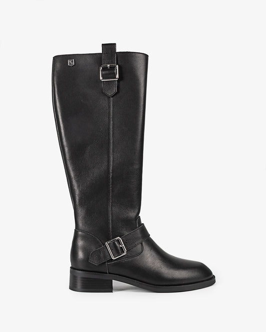 Kiliman Black Leather High Boot