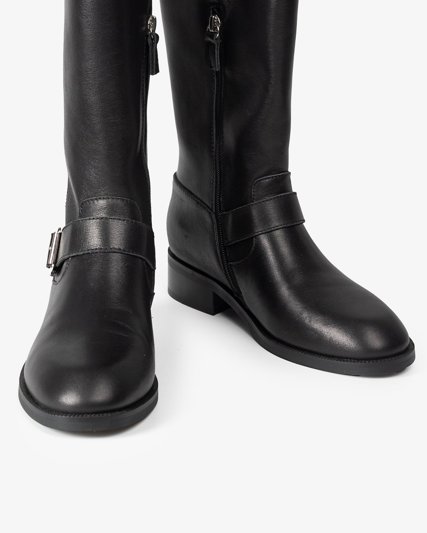 Kiliman Black Leather High Boot