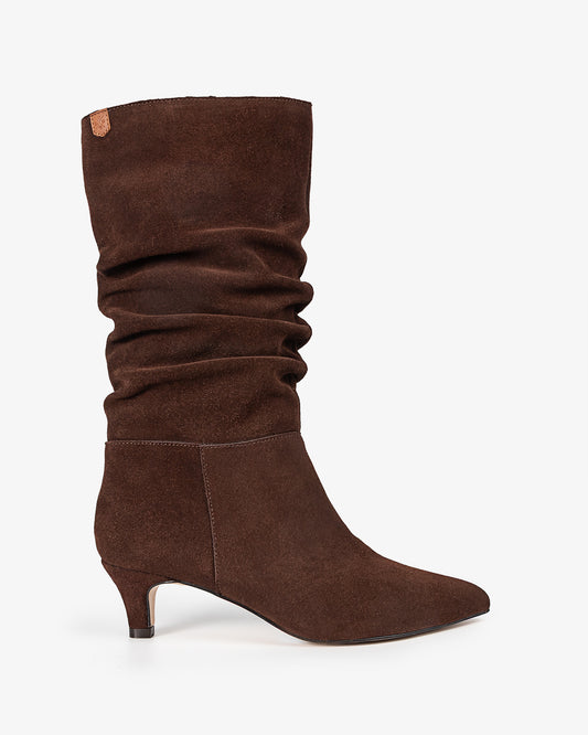 Nirvana Brown Leather Mid Boot