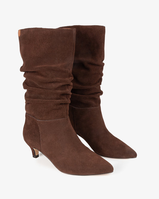 Nirvana Brown Leather Mid Boot