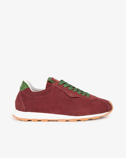 Zapatilla Kira Serraje Burdeos
