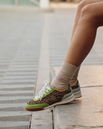 Zapatilla Muse Animal Verde