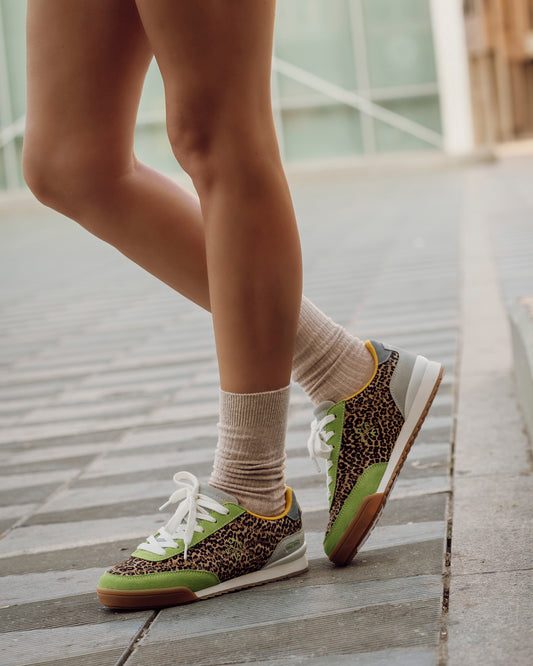 Zapatilla Muse Animal Verde